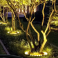🌳💡 Lampada Anulare LED per Alberi e Pilastri – IP67, Alluminio + Vetro Temperato, 12W, 24V o 220V, 3 Colori Luce – Posa a Terra o Montaggio su Palo 🌟✨