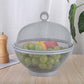 🍎 Cestino Portafrutta con Coperchio in Rete Traspirante ✨ | Barriera Antimoscerini e Salvafreschezza 🛡️ | Doppia Funzione Scolapasta con Manico 🍽️ | Ø 27 cm
