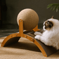 🐱🧶 Tiragraffi a Palla in Sisal Naturale | Palla Cava Rotante 🔄, Doppio Lato  & Base Stabile 🛡️ | Proteggi i Mobili 🛋️ | Taglia Media o Grande 📏