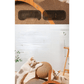 🐱🧶 Tiragraffi a Palla in Sisal Naturale | Palla Cava Rotante 🔄, Doppio Lato  & Base Stabile 🛡️ | Proteggi i Mobili 🛋️ | Taglia Media o Grande 📏