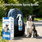 🐾🌿 Spray Antipulci & Antizecche per Animali a Base Vegetale – Tripla Protezione, 100ml Portatile, Multi-Superficie, Durata 3 Anni – Delicato & Sicuro 💧✨
