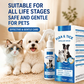 🐾🌿 Spray Antipulci & Antizecche per Animali a Base Vegetale – Tripla Protezione, 100ml Portatile, Multi-Superficie, Durata 3 Anni – Delicato & Sicuro 💧✨