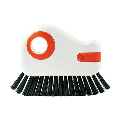 🐋 Spazzola 2-in-1 per Fessure con Raschietto - Doppia Azione | Impugnatura Antiscivolo | Setole Resistenti al Calore | 10,5 mm | Ideale per Finestre, Ascensori & Casa ✨