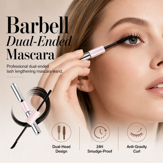 👁️ Mascara Doppia Estremità Volumizzante e Allungante ✨ Pennellino Precisione 2mm & Fibre Bioniche 🖤 | Effetto Ciglia Finte Waterproof 24H 💧 | Anti-Sbavature e Incurvante 🪄