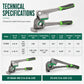 Curvatubi Manuale 3 in 1 🔧 | Piegatura Precisa fino a 180° 📐 | Compatibile con 1/4", 3/8" e 1/2" 📏 | Strumento Professionale per Idraulica 🛠️