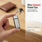 🎤 Registratore Vocale USB Portatile HD con Riduzione Rumore IC – Lega Alluminio + ABS, 13,7g, 68x22x9mm, Attivazione Vocale, Formato WAV, 5m – 5 Capacità: 4-64GB 🔋🔒