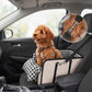 🚗🐶 Seggiolino Auto Rialzato per Cani – Imbottitura Morbida | Cintura di Sicurezza Integrata | Fissaggio ai Braccioli | Tessuto Oxford Resistente | Maniglie per Trasporto | Ideale per Viaggi & Gite | 41,9x21,8x21,8cm 🛡️✨