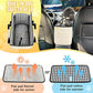 🚗🐶 Seggiolino Auto Rialzato per Cani – Imbottitura Morbida | Cintura di Sicurezza Integrata | Fissaggio ai Braccioli | Tessuto Oxford Resistente | Maniglie per Trasporto | Ideale per Viaggi & Gite | 41,9x21,8x21,8cm 🛡️✨