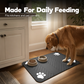 🐾Tappetino per Ciotole in Diatomea per Cani & Gatti – Antiscivolo, Assorbente, Facile da Pulire, 4 Misure (20x30-50x60cm), 17 Design – Protegge il Pavimento da Schizzi & Briciole 🍽️💧