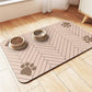 🐾Tappetino per Ciotole in Diatomea per Cani & Gatti – Antiscivolo, Assorbente, Facile da Pulire, 4 Misure (20x30-50x60cm), 17 Design – Protegge il Pavimento da Schizzi & Briciole 🍽️💧