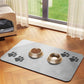 🐾Tappetino per Ciotole in Diatomea per Cani & Gatti – Antiscivolo, Assorbente, Facile da Pulire, 4 Misure (20x30-50x60cm), 17 Design – Protegge il Pavimento da Schizzi & Briciole 🍽️💧