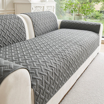 🛋️🧴 Copridivano Morbido Antiscivolo Impermeabile – Tessuto Brossato + Poliestere, Retro in Silicone, 16 Misure, 4 Colori, Lavabile in Lavatrice ✨🌿