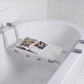 🛁🛡️ Asse da Bagno Antiscivolo in Alluminio per Vasca – Portata 135kg, Regolabile 71-82cm (6 Livelli), Senza Attrezzi, 1,5kg – Per Anziani, Donne Incinte & Famiglie ✨