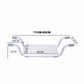 🛁🛡️ Asse da Bagno Antiscivolo in Alluminio per Vasca – Portata 135kg, Regolabile 71-82cm (6 Livelli), Senza Attrezzi, 1,5kg – Per Anziani, Donne Incinte & Famiglie ✨