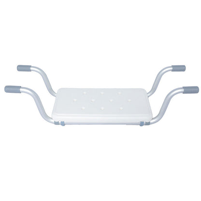 🛁🛡️ Asse da Bagno Antiscivolo in Alluminio per Vasca – Portata 135kg, Regolabile 71-82cm (6 Livelli), Senza Attrezzi, 1,5kg – Per Anziani, Donne Incinte & Famiglie ✨