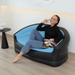 🛋️✨ Divano Gonfiabile Doppio Portatile – Superficie Floccata Morbida, PVC Resistente, 138x87x71cm, 2 Posti – Per Soggiorno, Camera & Ospiti – 2 Colori 🌟