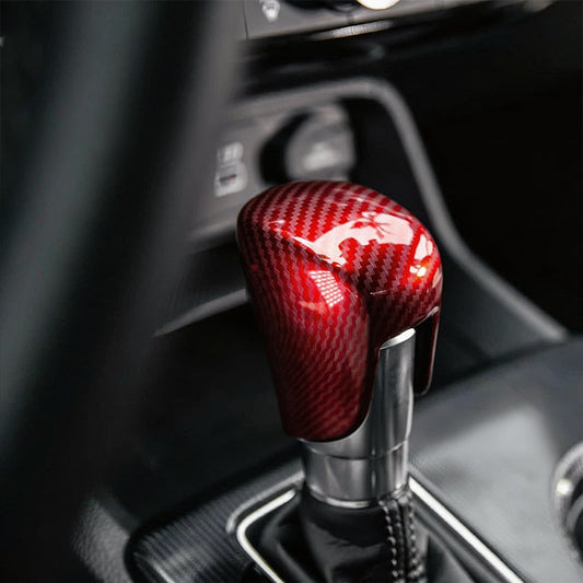 🚗🏎️ Coprileva Cambio Honda Civic 2018–2025 – ABS Effetto Carbonio, Installazione Adesiva Senza Attrezzi, 2 Colori: Nero & Rosso – Protezione & Stile per Interni ✨