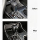 🚗🏎️ Coprileva Cambio Honda Civic 2018–2025 – ABS Effetto Carbonio, Installazione Adesiva Senza Attrezzi, 2 Colori: Nero & Rosso – Protezione & Stile per Interni ✨