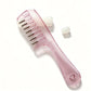 💆💧 Pettine Applicatore Liquido per Cuoio Capelluto – Serbatoio Integrato, 6 Denti con Punte Rotanti, PC + Silicone + Metallo, 45x160mm – 2 Colori ✨🌸