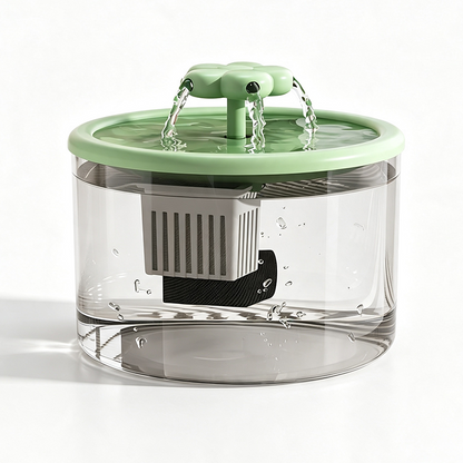 🐱💧 Fontana d’Acqua Automatica per Gatti & Cani – 1500ml, PP Alimentare, Filtrazione Multi-Strato, Silenziosa, 15x15x15cm, 4 Colori – USB o 220V 🐶
