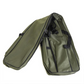 🎣 🧳 Borsa Portacanne da Pesca Grande Capacità - 3 Scomparti | Tessuto Oxford 420D | Apertura Ampia | Pieghevole | Spallacci Regolabili | 1,3/1,5 m | Verde Militare, Nero & Camouflage 🐟