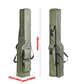 🎣 🧳 Borsa Portacanne da Pesca Grande Capacità - 3 Scomparti | Tessuto Oxford 420D | Apertura Ampia | Pieghevole | Spallacci Regolabili | 1,3/1,5 m | Verde Militare, Nero & Camouflage 🐟