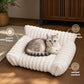 🛋️🐶Cuccia Divano per Cani & Gatti in Peluche – Bordi Rialzati per Supporto Testa/Collo, Tessuto Morbido e Caldo, 3 Misure (S/M/L), 5 Colori – Per Riposo & Comfort ☁️🐱
