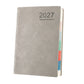 Agenda Giornaliera Minimalista 2027 📅 | Formato A5 in Pelle PU 📓 | Apertura Piatta a 180° 📖 | Perfetta per Organizzazione e Lavoro ✒️