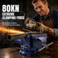 🔧 Morsa da Banco Industriale Inclinabile | 80 kN di Serraggio | Rotazione 360° e Inclinazione 90° | Ganasce Temprate HRC55+ | 3" o 4" ⚙️