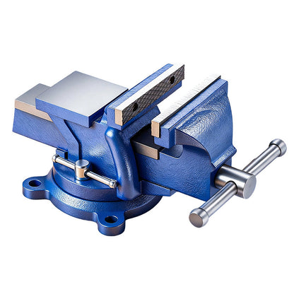🔧 Morsa da Banco Industriale Inclinabile | 80 kN di Serraggio | Rotazione 360° e Inclinazione 90° | Ganasce Temprate HRC55+ | 3" o 4" ⚙️