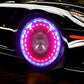 🚗💡 Luci LED per Ruote con Sensore di Vibrazione | Accensione in Movimento | Visibilità Notturna | Resistenti all’Acqua e Facili da Installare | Per Bici, Moto e Auto 🏍️