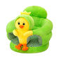 🧸 Sediolina Morbida di Supporto per Neonati – Aiuta a Stare Seduti | Imbottitura Avvolgente | Base Antiscivolo | Velluto Morbido | 40 × 40 × 40 cm 👶✨