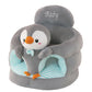 🧸 Sediolina Morbida di Supporto per Neonati – Aiuta a Stare Seduti | Imbottitura Avvolgente | Base Antiscivolo | Velluto Morbido | 40 × 40 × 40 cm 👶✨