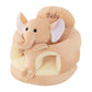 🧸 Sediolina Morbida di Supporto per Neonati – Aiuta a Stare Seduti | Imbottitura Avvolgente | Base Antiscivolo | Velluto Morbido | 40 × 40 × 40 cm 👶✨