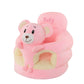 🧸 Sediolina Morbida di Supporto per Neonati – Aiuta a Stare Seduti | Imbottitura Avvolgente | Base Antiscivolo | Velluto Morbido | 40 × 40 × 40 cm 👶✨