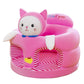 🧸 Sediolina Morbida di Supporto per Neonati – Aiuta a Stare Seduti | Imbottitura Avvolgente | Base Antiscivolo | Velluto Morbido | 40 × 40 × 40 cm 👶✨
