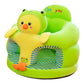 🧸 Sediolina Morbida di Supporto per Neonati – Aiuta a Stare Seduti | Imbottitura Avvolgente | Base Antiscivolo | Velluto Morbido | 40 × 40 × 40 cm 👶✨