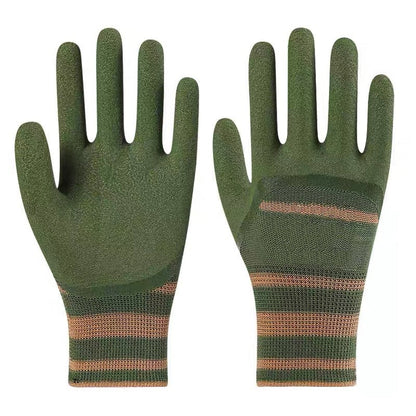 🧤 Guanti da Lavoro Flessibili e Traspiranti – Grip Antiscivolo | Rivestimento in Gomma Anti-Abrasione | Protezione per Giardinaggio, Edilizia & Magazzino 🛠️✨
