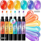 💅💜Set Penne Smalto Cat Eye Glitter – Effetto Cristallo & Riflessi Shimmer | Applicazione 2-in-1 | Dettagli Nail Art | Set da 6 Pezzi ✨🎨