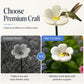 🌼 Fiori in Ceramica con Abbeveratoio per Api – Decorazione da Giardino | Supporto per Impollinatori | Facili da Installare | Blu & Bianco | Set da 5 🐝✨