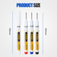 🖊️ Pennarello a Olio a Asciugatura Rapida | 🛠️ Punta Lunga di Precisione da 20 mm | 📏 Ideale per Fori Profondi, Legno, Metallo e Plastica | 💧 Resistente all'Acqua e allo Sbiadimento | 🎨 5 Colori Disponibili