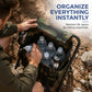 🎒 Sedia Pieghevole 2 in 1 con Zaino Portaoggetti – Seduta Portatile | Scomparto 10 L | Struttura in Acciaio Rinforzato | Tessuto Oxford 600D | Campeggio, Pesca & Outdoor 🏕️