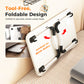 🛏️ Tavolino Pieghevole da Letto per Laptop – Lavora, Studia & Guarda Film Comodamente | Piano 70×48 cm | Porta Bicchiere | Supporto Tablet | Salvaspazio 💻✨