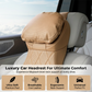 🚗Poggiatesta per Auto in Memory Foam  | Supporto Ergonomico 3D per Cervicale e Spalle 🛡️ | Comfort Assoluto per la Guida Quotidiana e i Lunghi Viaggi 🛣️ | Pelle PU Traspirante Premium ✨