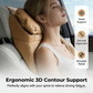 🚗Poggiatesta per Auto in Memory Foam  | Supporto Ergonomico 3D per Cervicale e Spalle 🛡️ | Comfort Assoluto per la Guida Quotidiana e i Lunghi Viaggi 🛣️ | Pelle PU Traspirante Premium ✨