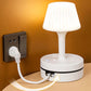 💡Lampada da Comodino Multifunzione  | Prese AC e Ricarica USB-C Integrate 🔌 | Salvaspazio Ideale per Camera e Scrivania 🛏️ | 3 Temperature di Luce 🌟