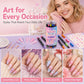 Set Penne per Nail Art a Doppia Punta 💅 | 24 Colori Vibranti 🎨 | Tratti Precisi e Riempimento Fluido ✨ | Ideale per Manicure Fai da Te 💖