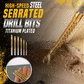 🔩 Set da 6 Punte Seghettate in Acciaio Rapido | Rivestimento al Titanio | Foratura, Taglio e Scanalature | Misure 3–8 mm | Per Legno, Alluminio, Lamiera e Plastica ⚙️