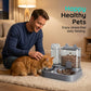🐶 Dispenser 2 in 1 per Cani e Gatti – Mangiatoia & Abbeveratoio Automatici | Grande Capacità | Erogazione a Gravità | Acqua Sempre Disponibile | Solo Cibo Secco 🐱