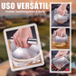🍔 Pressa per Hamburger Antiaderente in Acciaio Inox | Forma Uniforme, Facile da Pulire & Maniglia Ergonomica | 3 Forme per Casa e Grigliate🥩